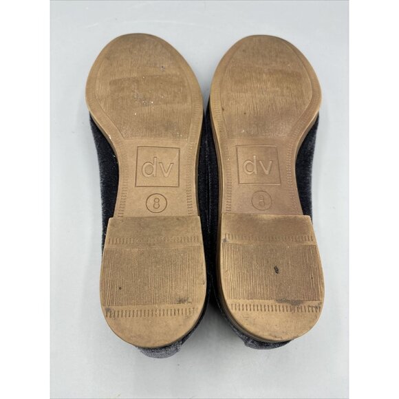 DV Dolce‎ Vida Womens Grey Velvet Flats Slip On Size 8 Shoes - Picture 7 of 7